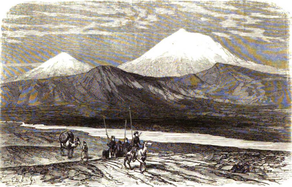 Иллюстрация из книги Флориана Жиля "Письма о Кавказе и Крыме", Париж, 1859 год
